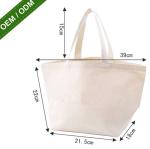 Fashion Style Organic Recyclable Shopping Canvas Tote Bag Cotton