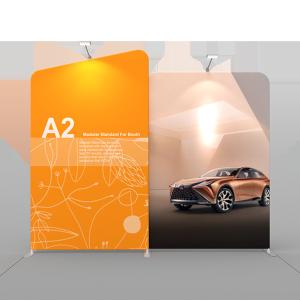 Wholesale Reusable Broad Base Large Retractable Banner Stands EZ Tube Roll Up Exhibition from china suppliers