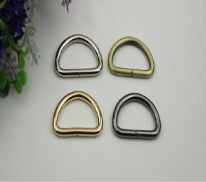 Wholesale Cheap good quality welded D ring,all kinds of color wire iron welded ring 32mm from china suppliers