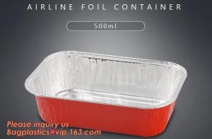 Wholesale Aireline Rectangle Shaped, Disposable Aluminum Foil Pan, Take-Out Food Containers, Foil Cake Cup from china suppliers