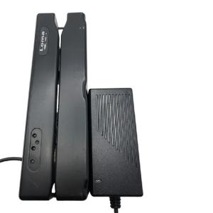 China Black Plastic Bezel Smart Magnetic Stripe Card Reader Writer For Bank on sale