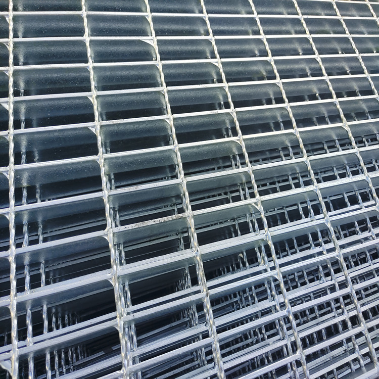 1000x1000mm Serrated Steel Bar Grating Galvanized Sandwich Grating Anti Acid
