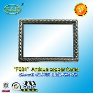 Wholesale Photo Frame In Zamak Model No. F001 Gold Old Gold Bronze size 12*16.5cm zamak name plate frame from china suppliers