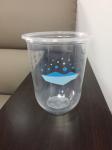 Eco - Friendly Disposable Plastic Cups For Ice Cream Dessert Shops 90mm/95mm