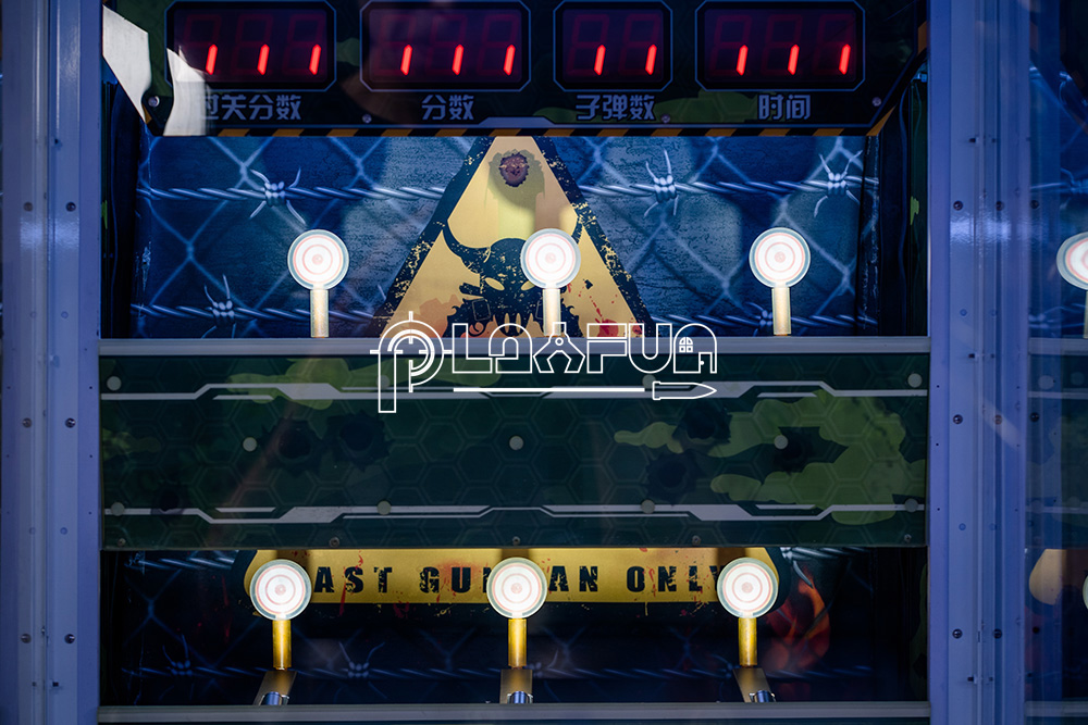 Hot Toys Coin Operated Amusement Park Indoor Kids Shooting Master a 2 Players Simulation Arcade Laser Game