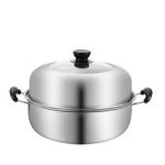 Wholesale 28cm Cooking Pot 2 Layer Cooking Steamer Stainless Steel Food Steamer