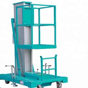 Wholesale 4-14m Hydraulic Electric Aerial Telescopic Double Mast Lift 100kg For Work Platform from china suppliers