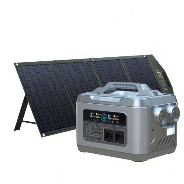 Portable Solar Power Bank Station for Household Appliances LiFePO4 Charging