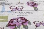 Rose / Butterfly Cotton House Quilt Covers With Colorful Printed Pattern Styles