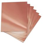 ASTM 600mm Width Antique Brass Plate Copper Sheet 5mm Thick Polished Surface