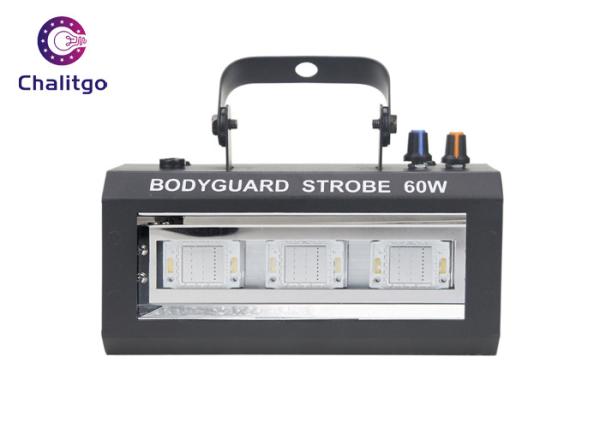60W Strobe Stage Lighting , 90V-240V Halloween Strobe Light Voice Auto DMX