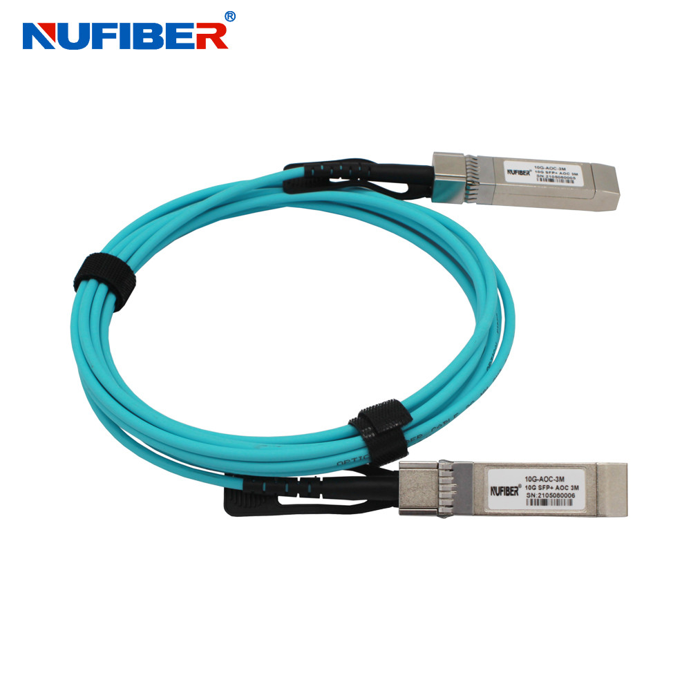 Active Optical Cable 10G SFP+ to SFP+ AOC 1m/3m/5m/7m Length 10G AOC for Data Center