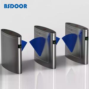 Wholesale School Fingerprint 0.6s Flap Barrier Turnstile Security Access Control from china suppliers