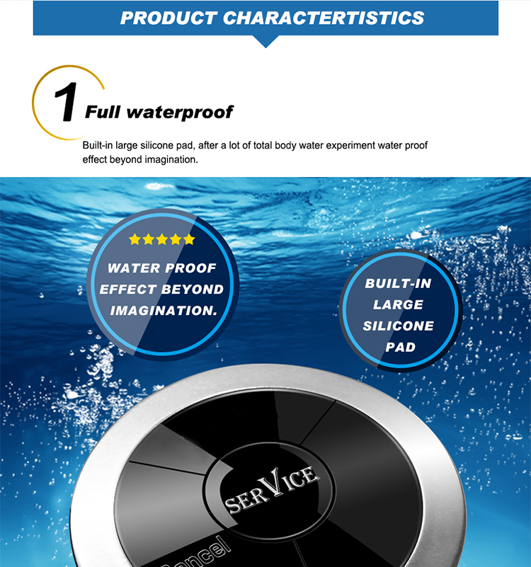 call/cancel wireless waiter service calling system call button transmitter