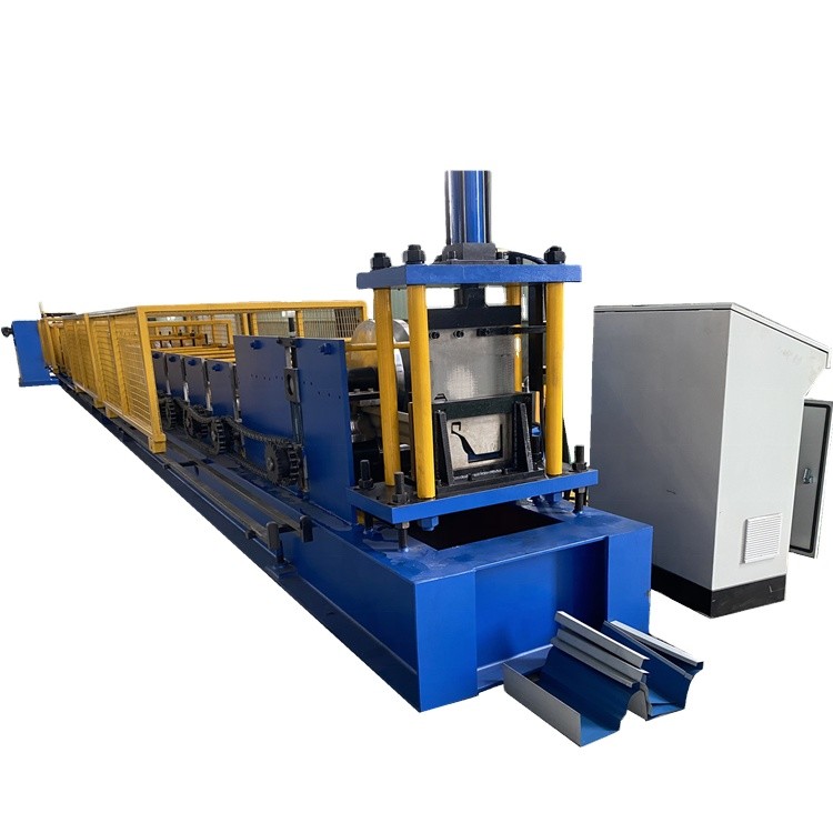 Metal Roofing K PPGI Gutter Roll Forming Machine Low Noise