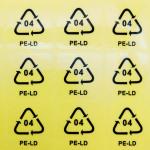 Adhesive Tactile Battery Warning Label Sticker Printing PET Paper