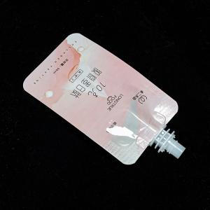 Wholesale Custom Printed Standing Up Spout Pouch Jelly Milky Juicy Liquid Packaging Spout Pouch Bag from china suppliers