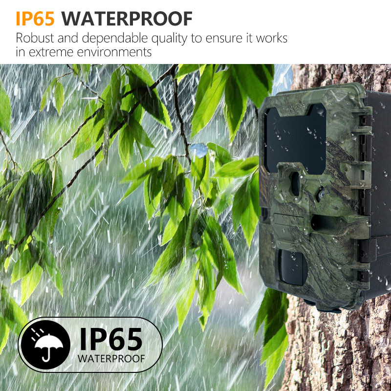 Wildlife Monitoring Camera Night Vision 0.1s Capture Speed 32MP 4K Hunting Camera Waterproof IP67 Animal Observation Camera hunting accessories