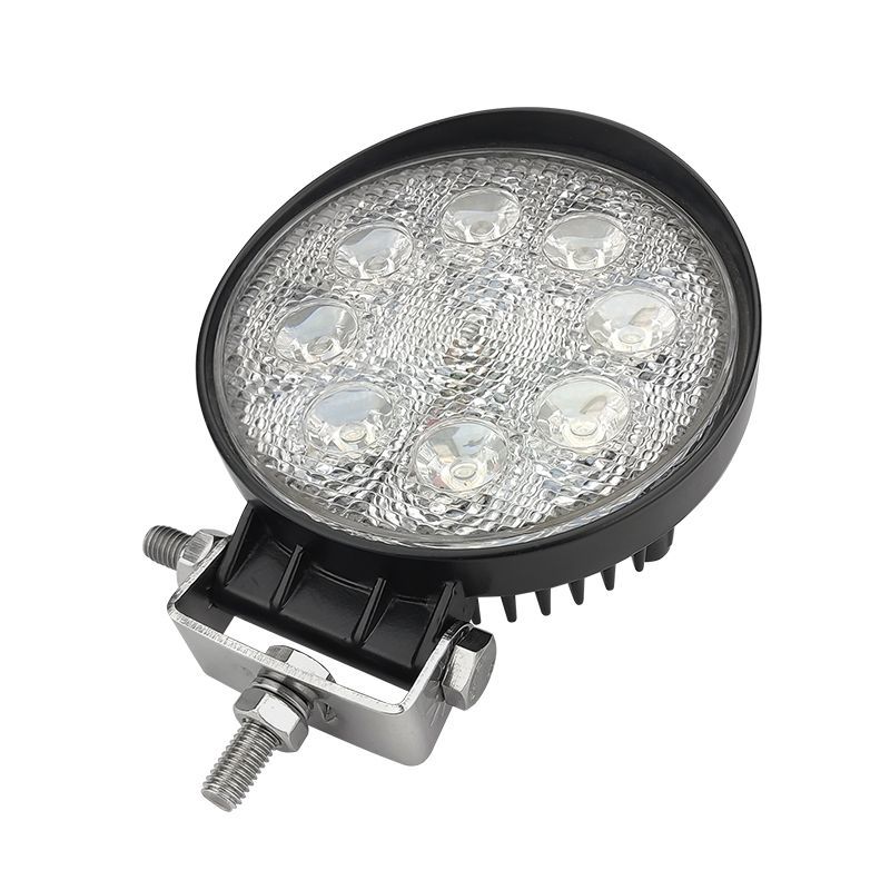 Forklift LED Round Auxiliary Light 24W Waterproof LED Working Light Forklift Light