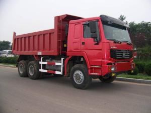 Wholesale Sinotruk howo new dump truck 25tons tipper truck Euro II 371hp red color from china suppliers