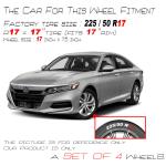 Alloy Honda Accord Replica Rims 2018-2020 OEM 64125 17inch