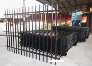 Wholesale Courtyard fence zinc steel fence cheap simple assembly fence steel fence from china suppliers