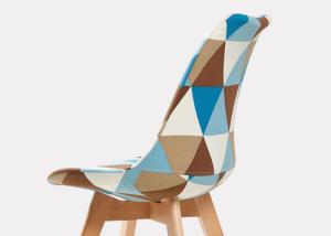 Wholesale Anti Erosion Patchwork Dining Chair With Soft Fabric Cover from china suppliers