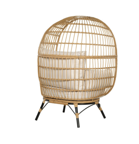 ODM OEM Hanging Patio Swing Chair Outdoor Indoor Garden PE Rattan Swing Chair