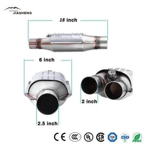 Wholesale Steel 2 Inch High Flow Catalytic Converter in automotive exhaust systems from china suppliers