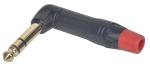 Black Gold Top Audio Cable Connectors ZL606 , 1/4" Phono Connector Rhos