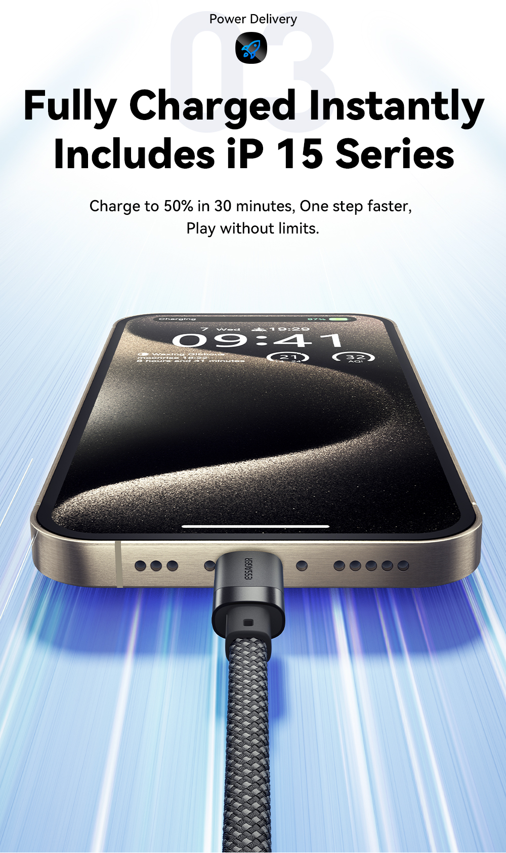 USB C To USB C Magnetic Cables 100W 1m 480Mbps ES-X53 Series