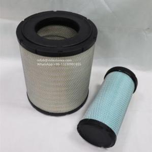 Wholesale Air Filter 6I2503+6I2504 P532502+P532501 AEM2682 6I-2503 600-185-5100 C281045/2 F435741 for Excavator spare parts from china suppliers