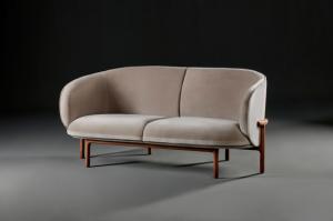 Wholesale Soft Wood Frame Fabric Booth Seating Sofa For Hotel / Restaurant / Banquette from china suppliers