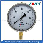 Bayonet Half SS Oil Filled Pressure Gauge For Metallurgical Industry