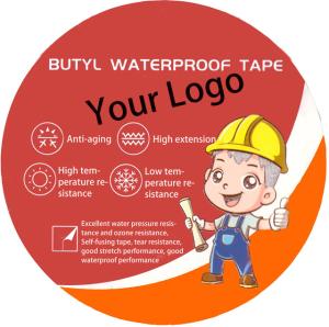 China Waterproof Car Roof Aluminum Foil Self-adhesive Bitumen Tape for Roof Crack Repair on sale