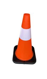 Wholesale 45cm Emergency Orange Reflective PVC Traffic Cone from china suppliers