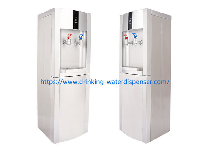 Silver Bottled Water Dispenser Free Standing For Heating And Cooling Water Dispenser for Home