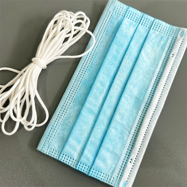 Spandex Nylon White Round Elastic Cord Rope String Band Tape 2.5mm 2.8mm 3mm