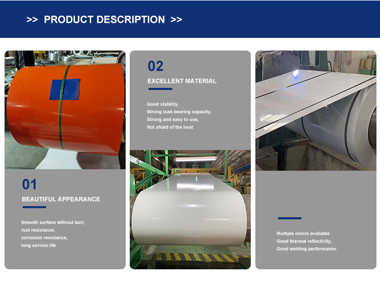 Natural Color DX51D Z120 Color Coated Steel Coil Profiled Tile Suppliers and Manufacturers with Thickness 0.12-3mm