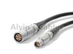 Red Epic Scarlet Power Adaptor Cable 2B 6 Pin Female To 1B 6 Pin Female