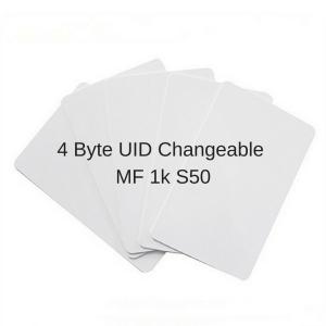 Wholesale UID Changeable PVC Rewritable RFID Card smart ISO 14443A ISO 15693 RFID Card from china suppliers