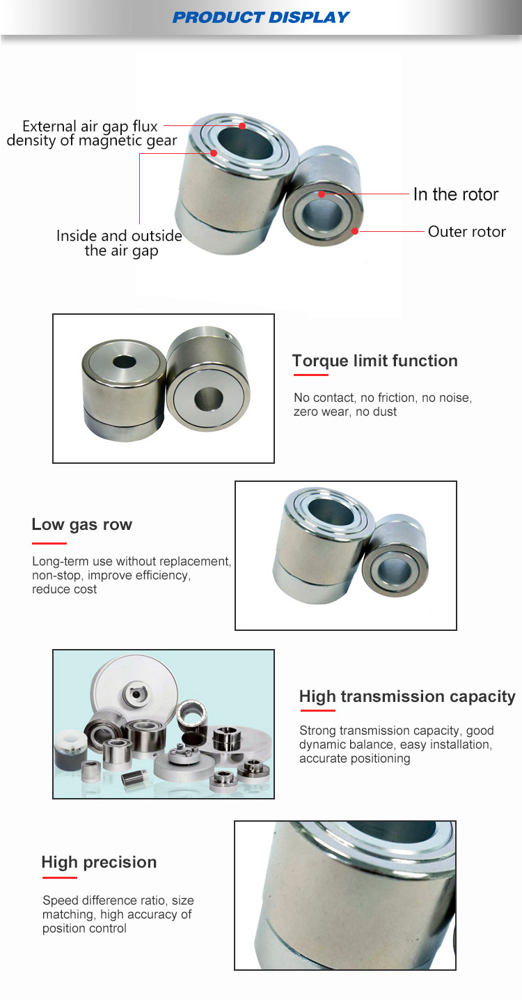 ROHS EH AH Neodymium Permanent Magnetic Coupling For Outer Rotor