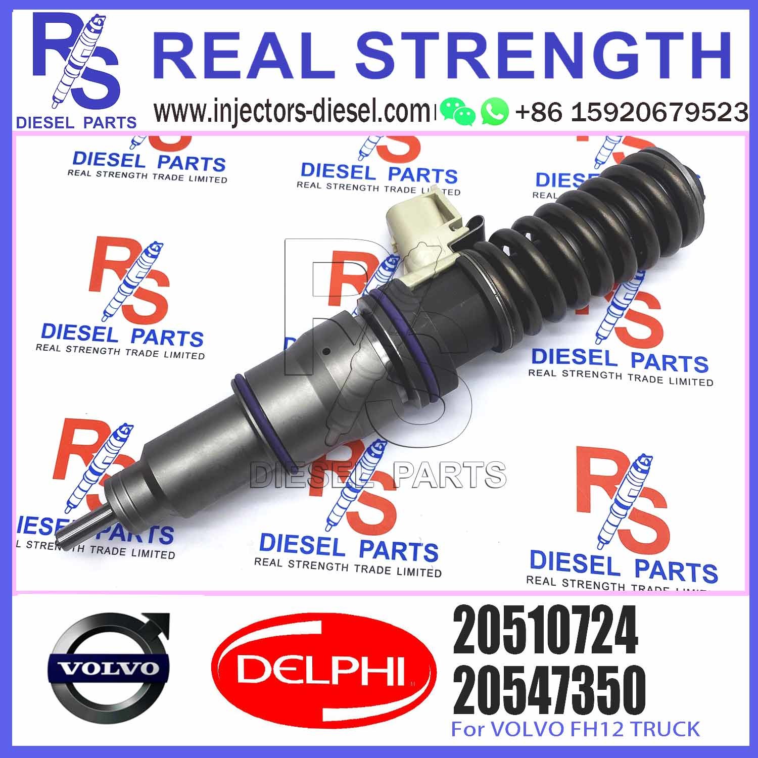 original Diesel Fuel Injector 20547350 85000416 EX631016 20484073 20497849 20510724 E3/E3.18 for V-O-L-V FH12 TRUCK 425