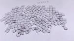 3*3*0.3mm Colorless CVD Lab Grown Diamonds Chemical Vapor Deposition Diamond