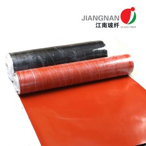 Wholesale Heat Resistant Silicone Coated Fiberglass Fabric Smooth Surface High Heat Resistance from china suppliers