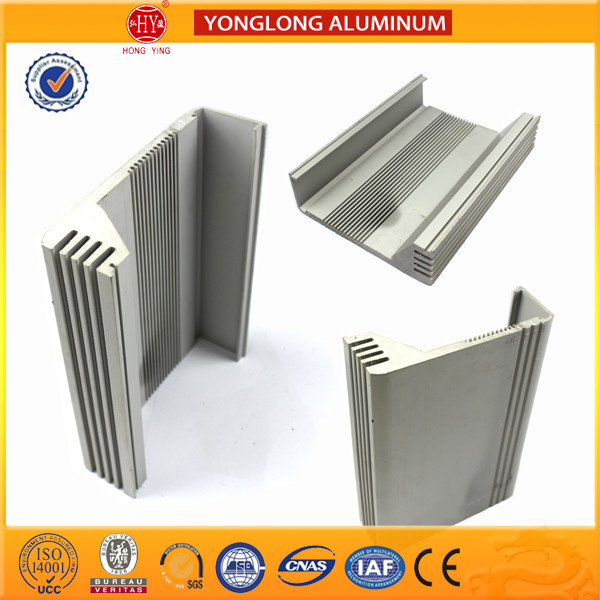 Rectangle Aluminum Window Profiles Sound Insulation High Structural Stability