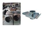 Manual Galvanized Dust Collection Blast Gate Carbon Steel 80 - 300mm