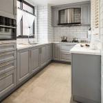 Particle Board Plywood Lacquer Kitchen Countertop Cabinet OEM ODM