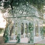 Wrought Cast Iron Garden Gazebo White Outdoor Metal Wedding Gazebo Sunrooms