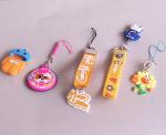 Colorful designs Soft PVC Material for cellphones or keys